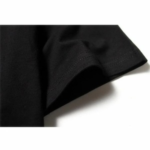 เสื้อยืดผู้ชายคุณภาพสูงเสื้อยืดผ้าฝ้าย100% เสื้อผ้าลำลองสีพื้นไซส์ใหญ่เสื้อแขนสั้นสีดำสีขาว - Product Image 6