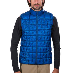 Gilet d'hiver en laine personnalisé avec logo, fermeture éclair, matelassage en polyester de haute qualité, sans manches, décontracté, taille personnalisée, vêtement d'extérieur - Product Image 4