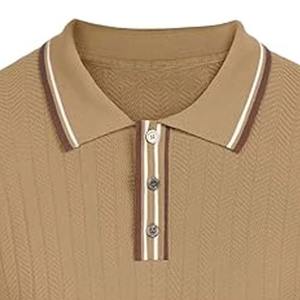 Camisas de Hombre de Estilo Ejecutivo con Logotipo Personalizado, 100% Algodón, Estilo Empresarial, Secado Rápido, Cómodas para el Verano, Manga Corta - Product Image 6