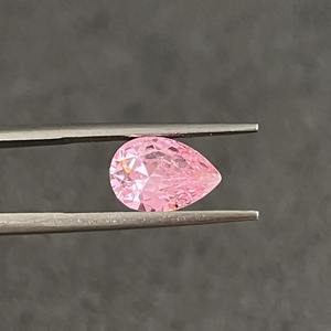 พลอยเพิร์คัตทรงหยดน้ำสีชมพู ทำจากเซอร์โคเนีย สำหรับทำเครื่องประดับ ผลิตในประเทศจีน - Product Image 1
