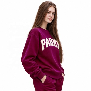 Sudadera Personalizada Extra Grande con Cuello Alto, Bordado Chenille, Felpa, Corte Holgado, Informal, para Invierno y Otoño, 100% Algodón, OEM - Product Image 3