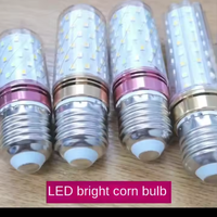 Ampoule LED E27 en forme de maïs, puces SMD 2835, acier inoxydable, CRI 90, économie d'énergie, utilisation intérieure/extérieure, culot E14, applications hôtelières, 4100K