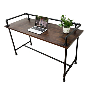 Contemporary Industrial Design <b>Solid</b> <b>Wood</b> 140x60cm HBON012 Writing <b>Desk</b> for Study & Office Use - Product Image 2