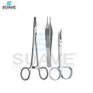 Juegos de diferentes piezas de acero inoxidable de instrumentos quirúrgicos de vendaje para cirugía hospitalaria por instrumentos quirúrgicos SUAVE - Product Image 3