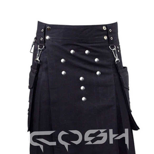 กระโปรงสั้นผ้าฝ้าย100% กอธินทูทิลิตี้ผลิตตามสั่งผลิตจากสกอตแลนด์ - Product Image 3