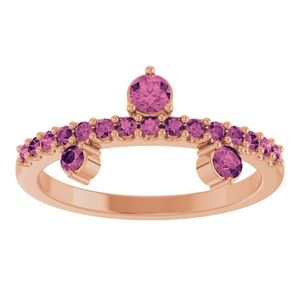 Stuller Men's Accented <b>14K</b> <b>Gold</b> <b>Ring</b> 72449:105P Gemstone Bezel Set Jewelry Fine Everyday Wear - Product Image 3