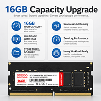 Module de mémoire RAM pour ordinateur portable SHARETRONIC 16 Go DDR4 3200 MHz SODIMM 260 broches, mise à niveau de la mémoire d'ordinateur portable