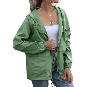 Veste coupe-vent décontractée pour hommes légère 100% polyester tissu technique personnalisé grande taille pour la mode hivernale - Product Image 3