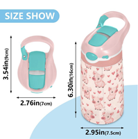 Bouteille d'eau en plastique Tritan personnalisée pour étudiants, bouteille d'eau portable pour le sport en plein air avec des designs personnalisés