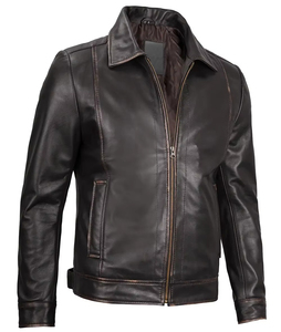 Chaqueta de Cuero de Piel de Vaca Gruesa de Nueva Llegada para Hombre, Temporada de Invierno, Diseño Adecuado, Precio Económico, Piel de Oveja Sintética - Product Image 3