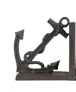 AK латунные металлические подкладки с якорем и капитанским колесом, 2 шт. в черном цвете, по лучшей цене, для декора полок/настольного декора - Product Image 6