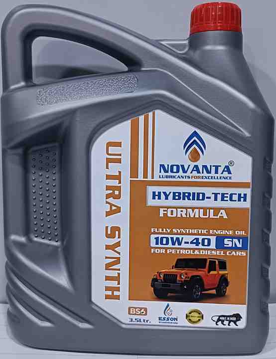 Novanta Super Synta 5W-30 SN/CI4 Performance Full Synthetic Engine Oil Premium Petrol/Diesel Vehicle Lubricant for Heavy Duty