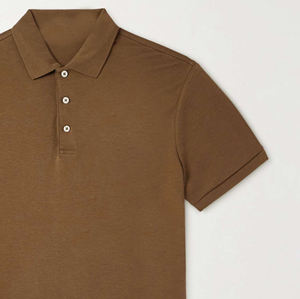 Camiseta de punto con estampado informal personalizable de algodón 100% de alta calidad para hombre en diferentes colores - Product Image 6