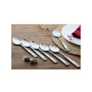 Juego de Cubiertos Refinado de Prestigio con Líneas Suaves Esculpidas y Superficie Metálica Brillante para una Atmósfera de Cena Elegante - Product Image 2