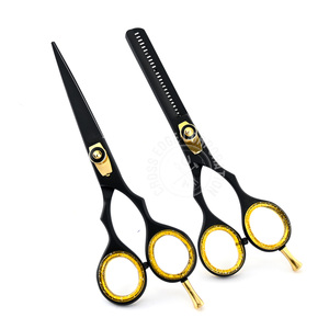 Tijeras de pelo de acero inoxidable y tijeras de adelgazamiento Tijeras de corte de pelo de 6 pulgadas Kit de tijeras Juego de tijeras de peluquero para peluquero - Product Image 6