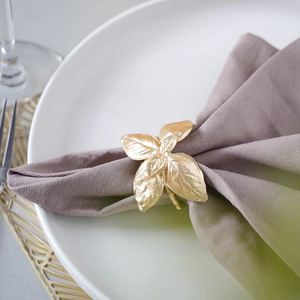 ชุบทอง Serviette แหวนขายส่งแต่งงานร้านอาหารโรงแรมวิลล่าสีเงินสีทองที่กำหนดเองตามลูกค้าที่ทันสมัย - Product Image 5