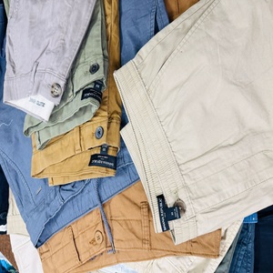 6 bolsillos Cargo Joggers Pantalones cortos de verano para hombre Pantalones Stock Liquidación Apparels Stock Lote Excedente Marca Overrun Pantalones cortos casuales al aire libre - Product Image 6