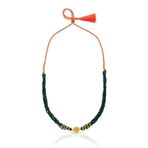 สร้อยคอทองคำแท้แบบโบราณสำหรับผู้หญิง - Product Image 2