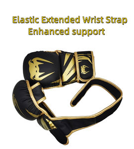 Guantes de Boxeo MMA Universales de Cuero para Combate Mixto al por Mayor con Muñequera Personalizada OEM - Product Image 3