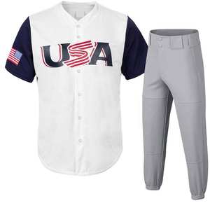 Uniforme de Béisbol Personalizado 2025, Transpirable, 100% Poliéster, Camiseta Sublimada con Estampado de Sarga, Alta Calidad, Diseño Águila Voladora - Product Image 1