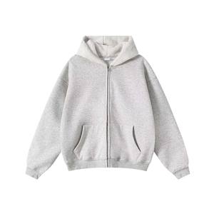 Vente en gros de sweats à capuche 350 g/m² en coton 100% impression personnalisée sweats à capuche en molleton lourd à épaules tombantes - Product Image 4