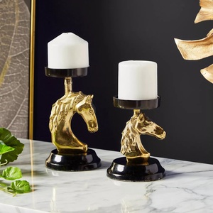 Home Tables Decorative T Light <b>Candle</b> <b>Holder</b> Pillar New Horse Design Aluminum Handmade Candleholder Christmas Decoration - Product Image 3