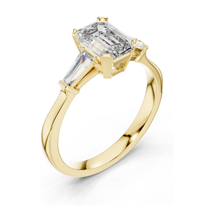 Bague de fiançailles en diamant de laboratoire 1,39 CT pour femmes, clarté VVS-VS EF, or 18 carats, 14 carats, 10 carats et argent 925, rose, jaune, blanc - Product Image 5