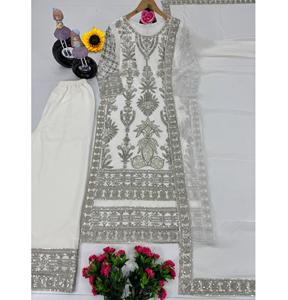 ชุดเดรสสตรีสไตล์ดั้งเดิมหรูหราเสื้อพลาสโซแบบดั้งเดิมสำหรับใส่ไปงานปาร์ตี้ผ้าจอร์เจีย - Product Image 1