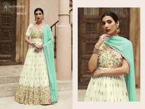 Derniers modèles de robes traditionnelles modernes Salwar Kameez Anarkali pour mariage et festival de fournisseur indien - Product Image 2