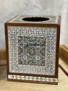 Mop Inlay Tissue <b>Box</b> Artisan Made Luxury Living Room Decor <b>Florals</b> Pattern Engraved Design Available Different Shapes Tradebyd - Product Image 2