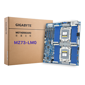 マザーボードとメモリーカード8g4枚 新しいギガバイトのマザーボードmz73-lm0 amd epyc 9004 dpサーバー