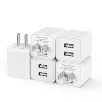 Chargeur mural double USB OEM 10,5 W, adaptateur prise US, double port, charge stable pour smartphone, tablette et appareils mobiles