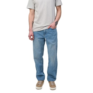 Pantalones Casuales de Corte Ajustado de Marca Personalizada, Jeans de Mezclilla con Patrón Vintage para Hombre, Jeans de Estilo Urbano para Hombre - Product Image 1