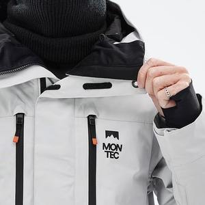 Ensemble de veste de ski isolée Monteec pour homme imperméable respirant doux snowboard profond combinaisons coupe-vent fermeture éclair équipement de ski - Product Image 5