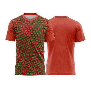 Maillot de football avec impression de nom et de numéro, couleur personnalisée, unisexe, adulte, toutes saisons, séchage rapide, respirant, polyester, service OEM - Product Image 2