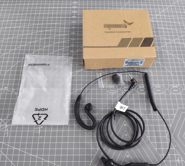 EHS16 G Hook Ear Headphone Handsfree for Hytera BD300 TD350 TD370 TC360 PNC370 Walkie Talkie Two Way Radio