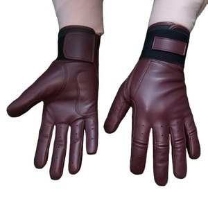 100% Original Cowhide Cabretta Leather Baseball Batting <b>Gloves</b> Breathable Lightweight Anti-slip Custom Made Both Hands - Product Image 1
