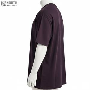 T-shirt en coton 100% surdimensionné et lourd pour hommes grande taille, fabricants de t-shirts graphiques personnalisés, impression numérique, tissu tricoté - Product Image 3