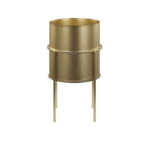 Accessoires de décoration de jardin pour la maison Pot de fleurs en métal de style unique - Product Image 4