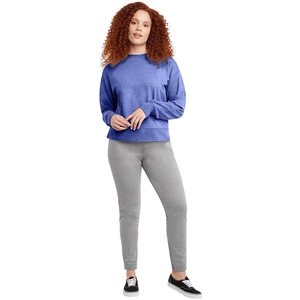 Custom OEM Royal Blue Loose Fit Long Sleeve <b>Plain</b> Pullover <b>Sweatshirt</b> High Quality Womens Women Crewneck <b>Sweatshirt</b> - Product Image 4