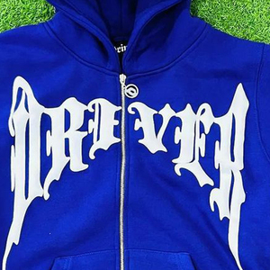 เสื้อฮู้ดซิปรูดซิปสำหรับผู้ชายเสื้อฮู้ดแบบกำหนดเองสี2025 - Product Image 6