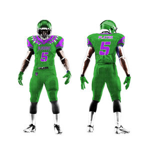 2024 Alta calidad Último diseño Impresión de logotipo personalizado Ropa deportiva Cómodo uniforme de fútbol americano - Product Image 4