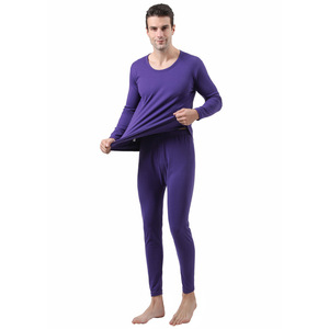 Ensemble de sous-vêtements thermiques chauds pour hommes en couleur violette, Comfort Skins, caleçons longs pour la chasse, les sports, respirants et antistatiques - Product Image 3