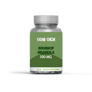 Hoja de Graviola de Guanábana orgánica de etiqueta privada ODM OEM 150 cápsulas Extracto de fruta de hojas saludables sabrosas - Product Image 1