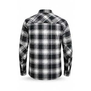 <b>Men's</b> Plaid Long Sleeve Motorbike Wear <b>Padded</b> Elbow <b>Shirt</b> Cotton Comfortable Fit Fashion Uniform - Product Image 3