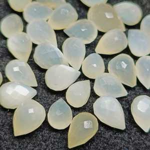 พลอยมูนสโตนทรงหยดน้ำธรรมชาติ ขนาด 3x5 ถึง 7x4.5 มม. คริสตัลทรงหยดน้ำสำหรับทำเครื่องประดับและงานฝีมือ - Product Image 3