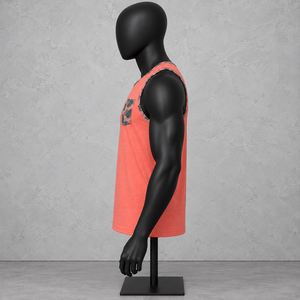Custom Logo <b>Men's</b> Casual Polyester Fitness Bodybuilding Quick Dry Mesh Summer Graphic Printed Workout <b>Running</b> <b>Vest</b> - Product Image 4