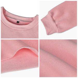 เสื้อสเวตเตอร์ผ้าโพลีเอสเตอร์ระบายอากาศได้ดีสำหรับผู้หญิงเสื้อผ้าแนวสตรีทแบบลำลองสำหรับฤดูหนาวเสื้อผ้าชั้นในแบบมีโลโก้ซักได้ - Product Image 2