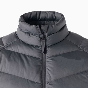 Chaquetas ligeras de alta calidad para exteriores, resistentes al agua, a prueba de viento, con cuello levantado, cremallera, tela tejida recubierta transpirable, venta al por mayor - Product Image 4