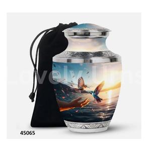 โกศยูนิคอร์นอูนิคอร์นสำหรับขี้เถ้าของผู้ใหญ่สำหรับใส่เถ้ากระดูกอลูมิเนียมขนาดใหญ่พร้อมถุงกำมะหยี่ฟรี - Product Image 2